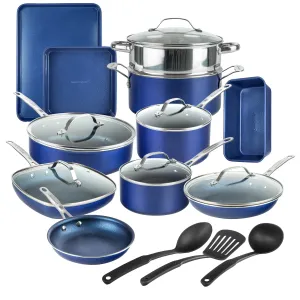 Granite Stone Non-stick 20Pcs Pots and Pans Set Complete Cookware   Bakeware Set