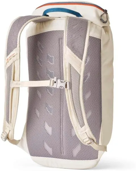 Gregory Nano 16L Unisex Day Hiking/Commuter/Active Travel Backpack, Breathable Backpanel, Hydration Port, One Size Fits All, Chalk White