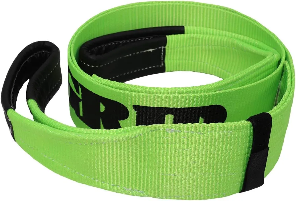 Grip 4" x 8' Tree Trunk Protector Strap - Winch Strap 30,000 Pound Breaking Capacity - Rig/Protect Winch Line - High Strength Polyester - Working Capacity 10,000 Pounds - Emergency, Outdoor, Recovery