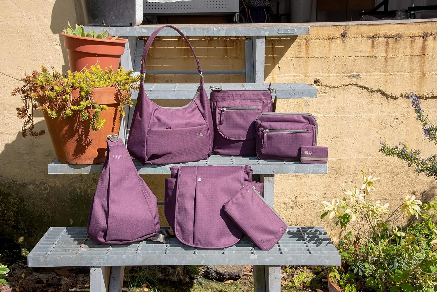 HAIKU Amble Hobo Bag with Removable Shoulder Strap and Adjustable Crossbody Strap
