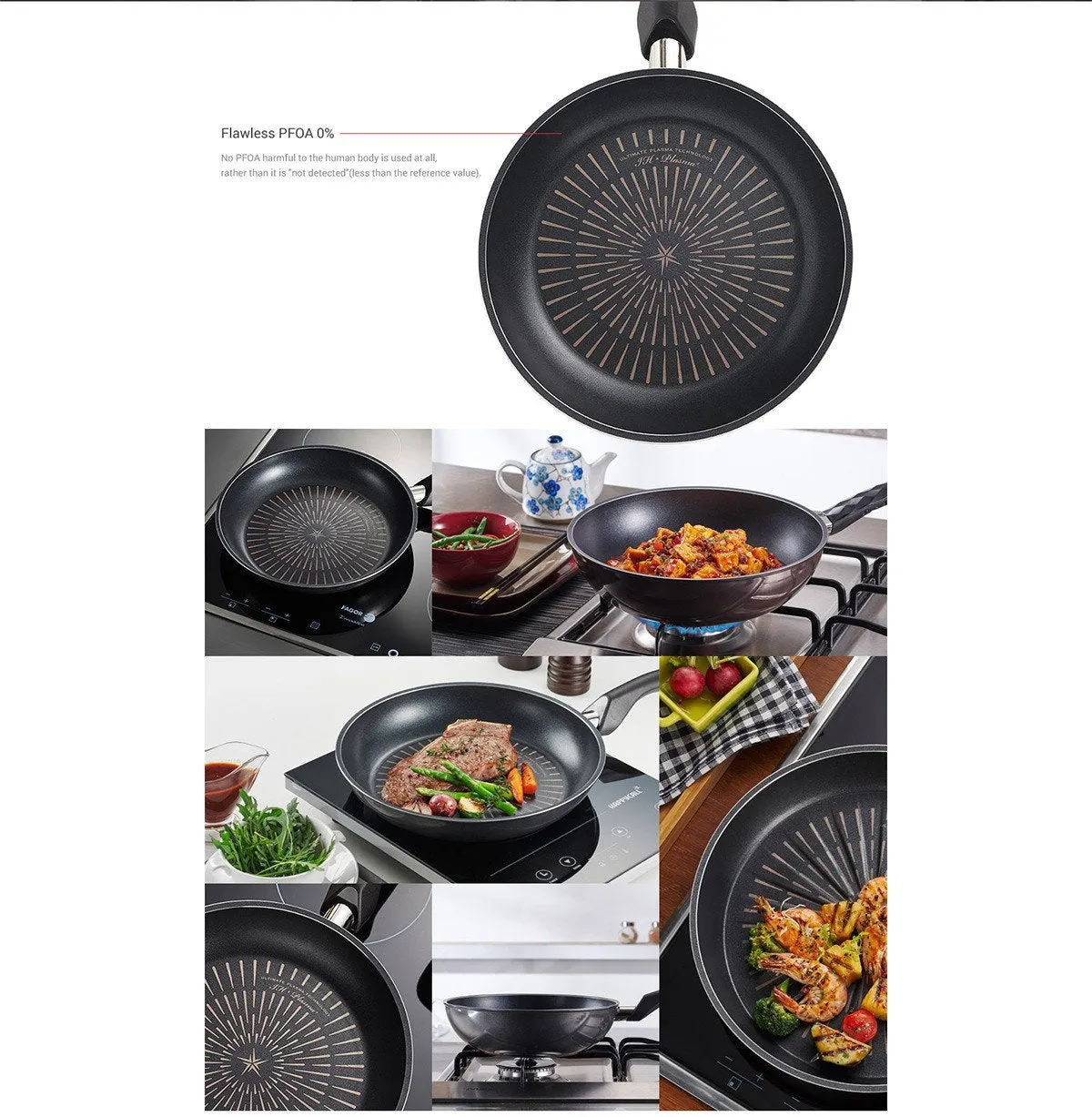 Happycall Plasma IH Titanium Wok - 26cm