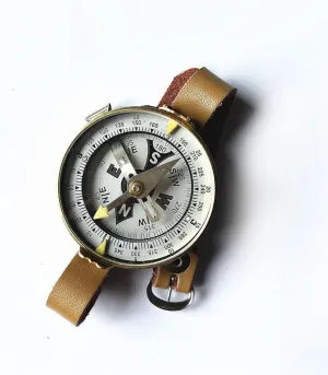 HBJWOV Belt Russian Compass with Glow-in-The-Dark Compass Switch Compass Outdoor Russian Compass