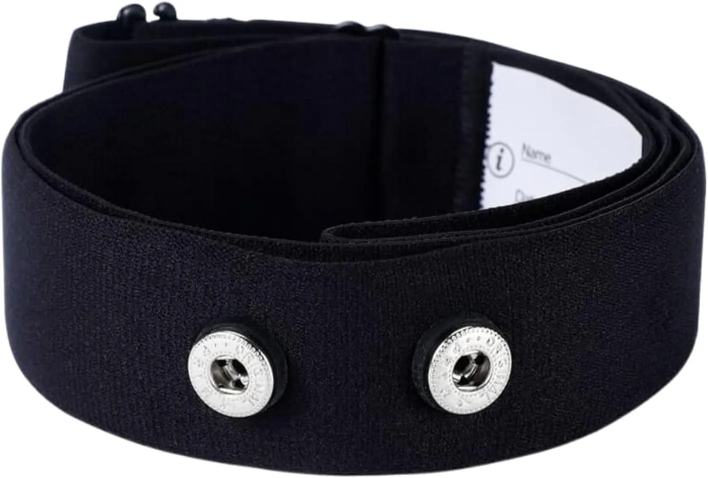 Heart Rate Monitor Replacement Strap, Adjustable Chest Band Compatible with Myzone MZ-SWITCH Black