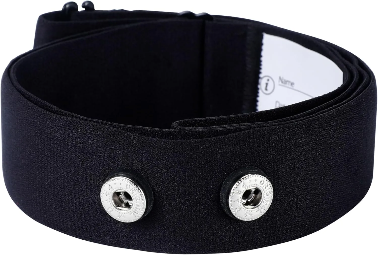 Heart Rate Monitor Replacement Strap, Adjustable Chest Band Compatible with Myzone MZ-SWITCH Black