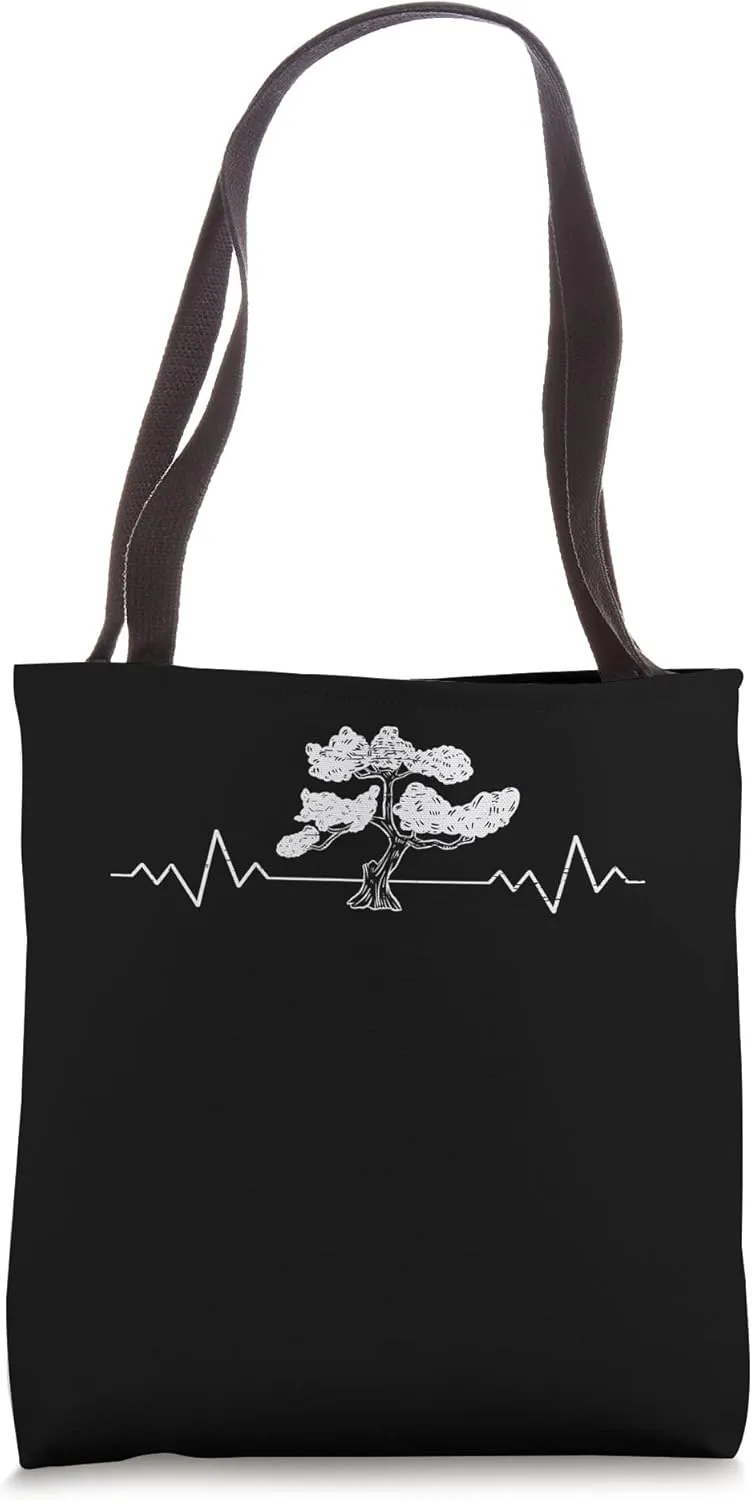 Heartbeat Bonsai Ornamental Tree Plant Gardener Tote Bag