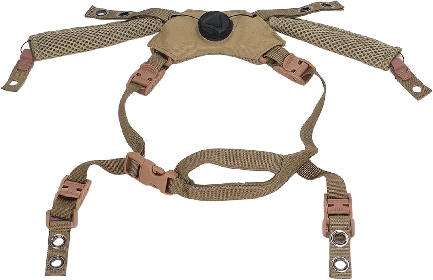 Helmet Dial Suspension System Chin Strap, Tactical Airsoft Helmet Chin Strap, Hunting Advanced Fast Helmet Replacement Accessory for Outdoor