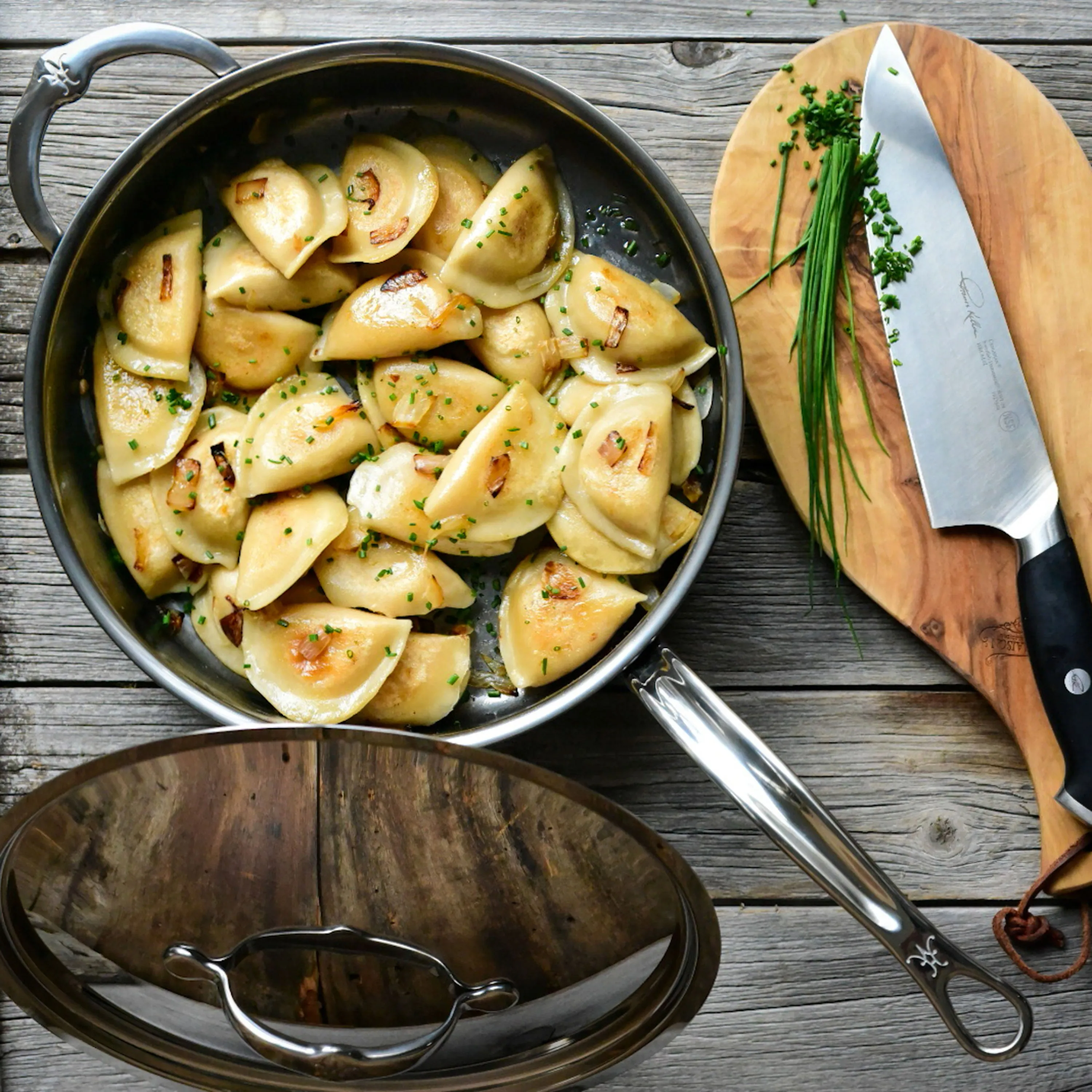 Hestan NanoBond 3.5-quart Titanium Stainless Steel Saute Pan