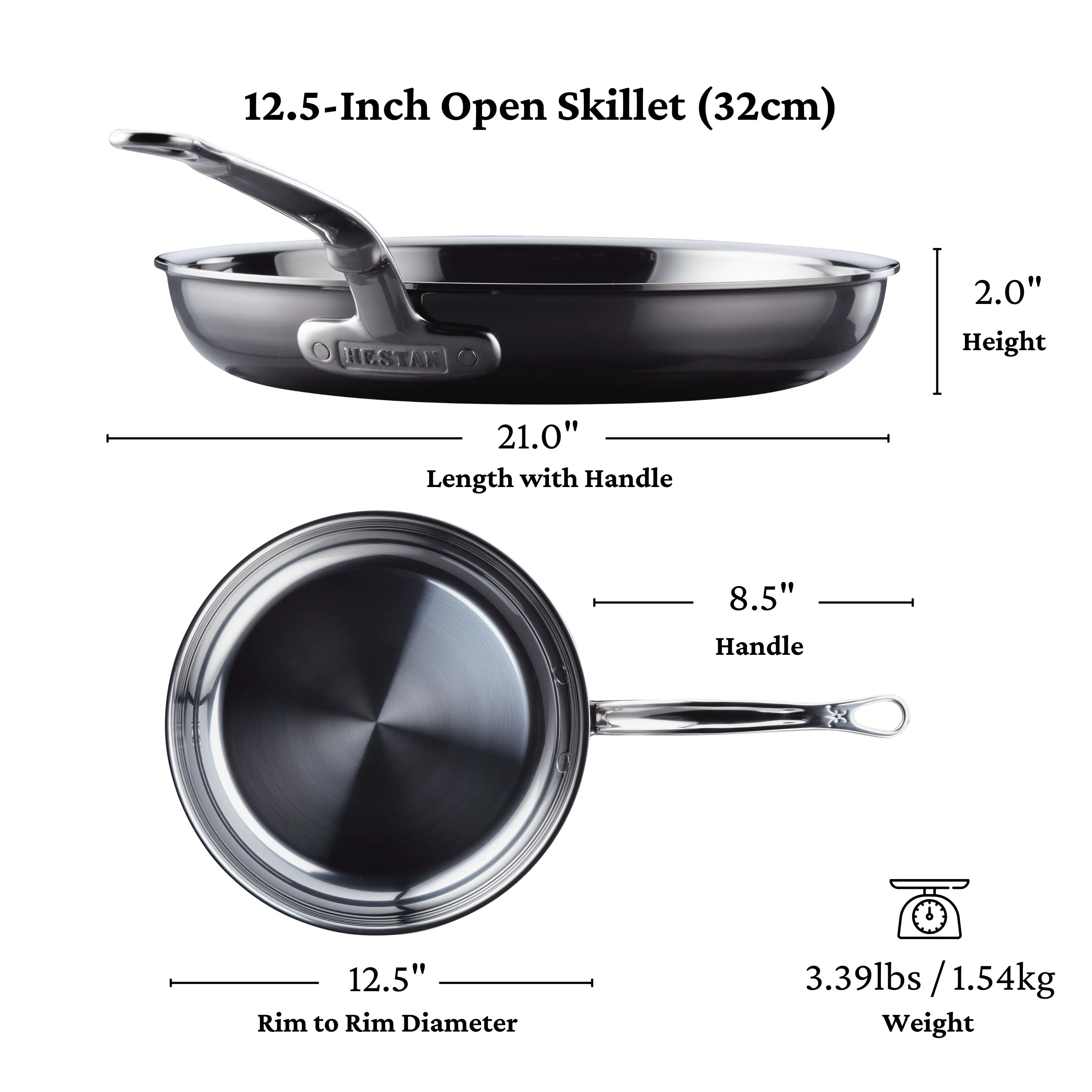 Hestan Nanobond Open Skillet