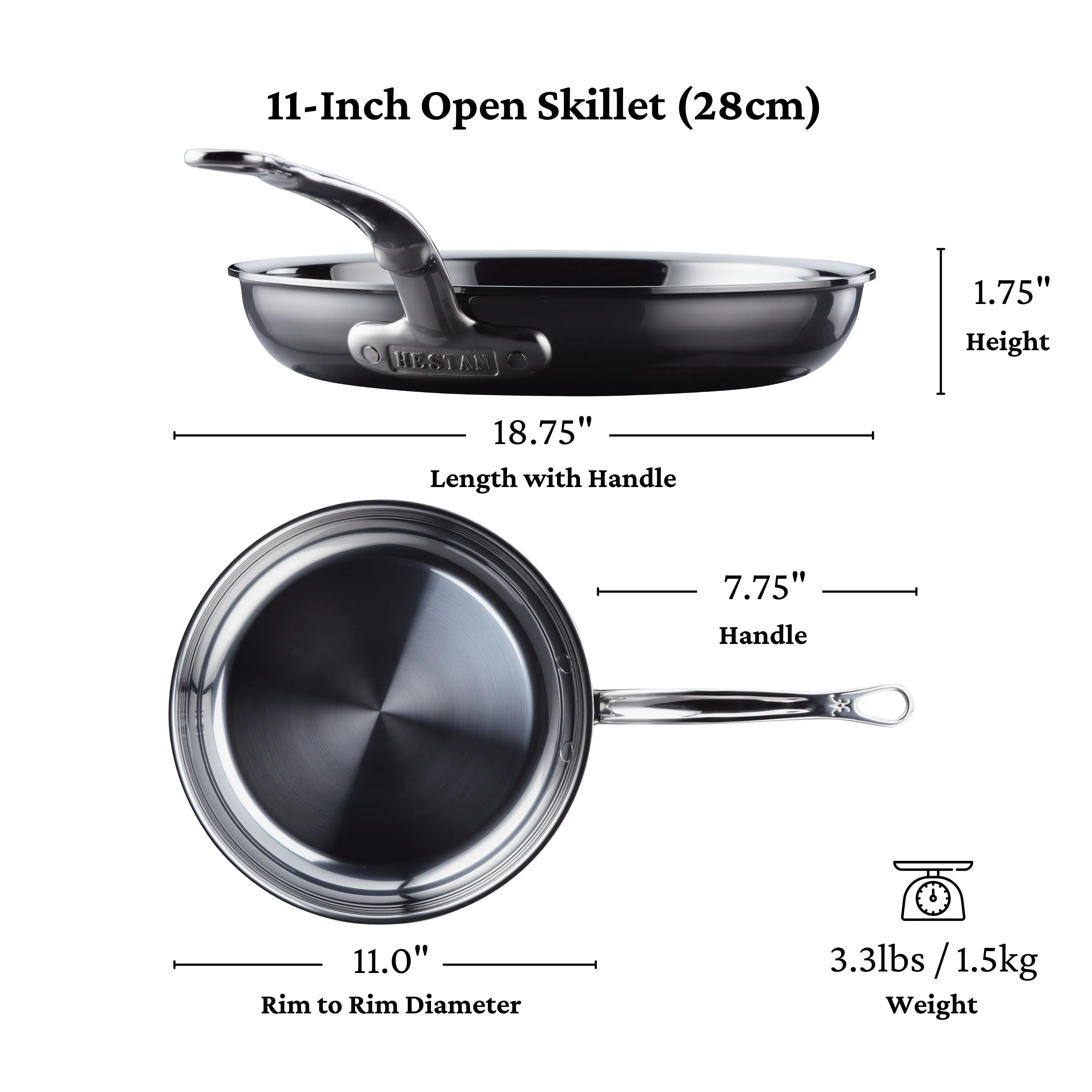 Hestan Nanobond Open Skillet