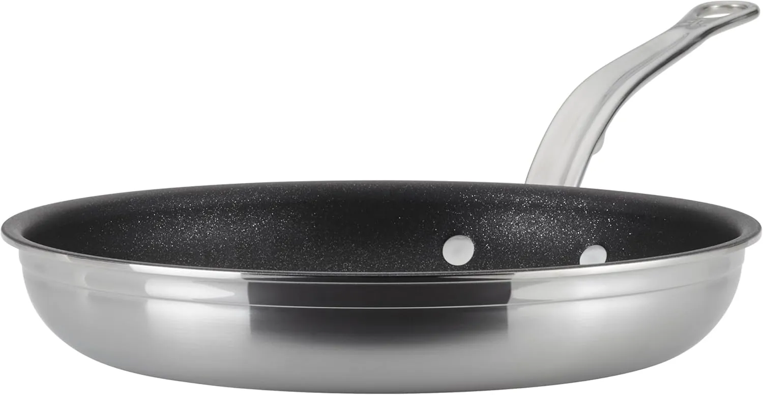 Hestan - ProBond Collection - TITUM 100% Triple Bonded Nonstick Stainless Steel Frying Pan, Induction Cooktop Compatible, Made without PFOAs (11-Inch)