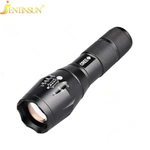 High Power E17 CREE XML-T6 5 Modes 3800LM LED Flashlight Waterproof Zoomable Torch lights for 18650 Rechargeable or AAA Battery