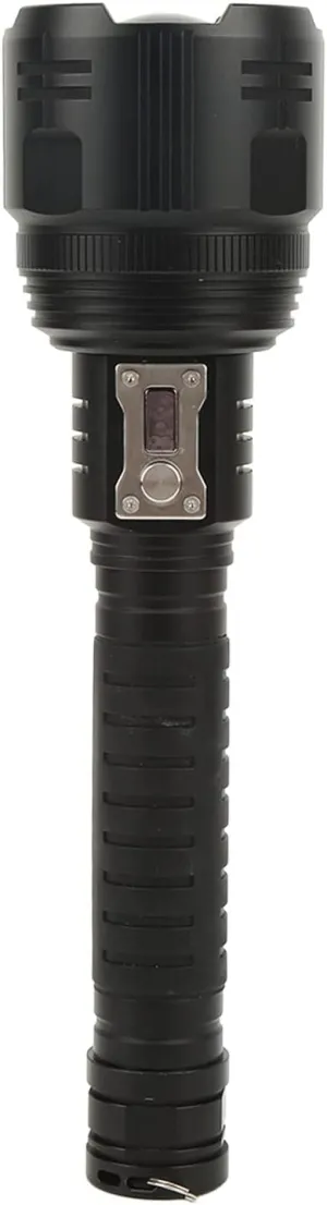 HighPerformance XHP360 LED Flashlight 5000LM – Zoomable Rechargeable IPX4 Flashlight for Outdoor Emergency Use – Portable and Aluminum Design