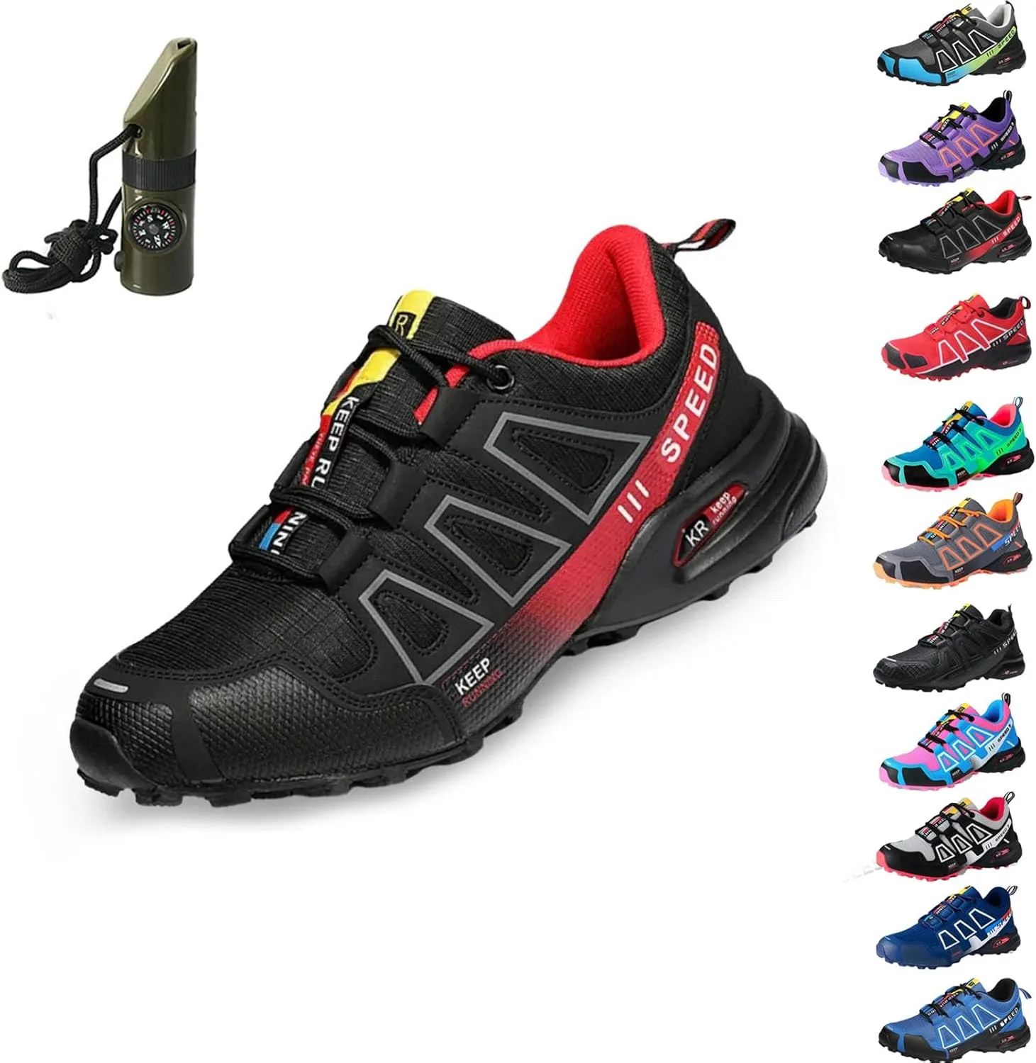 Hike Balance Shoes for Men, 2025 New Wide Toe Box Ortho Balance Shoes Women Men, Non-Slip Outdoor Comfortable Sneakers with Flexible Sole
