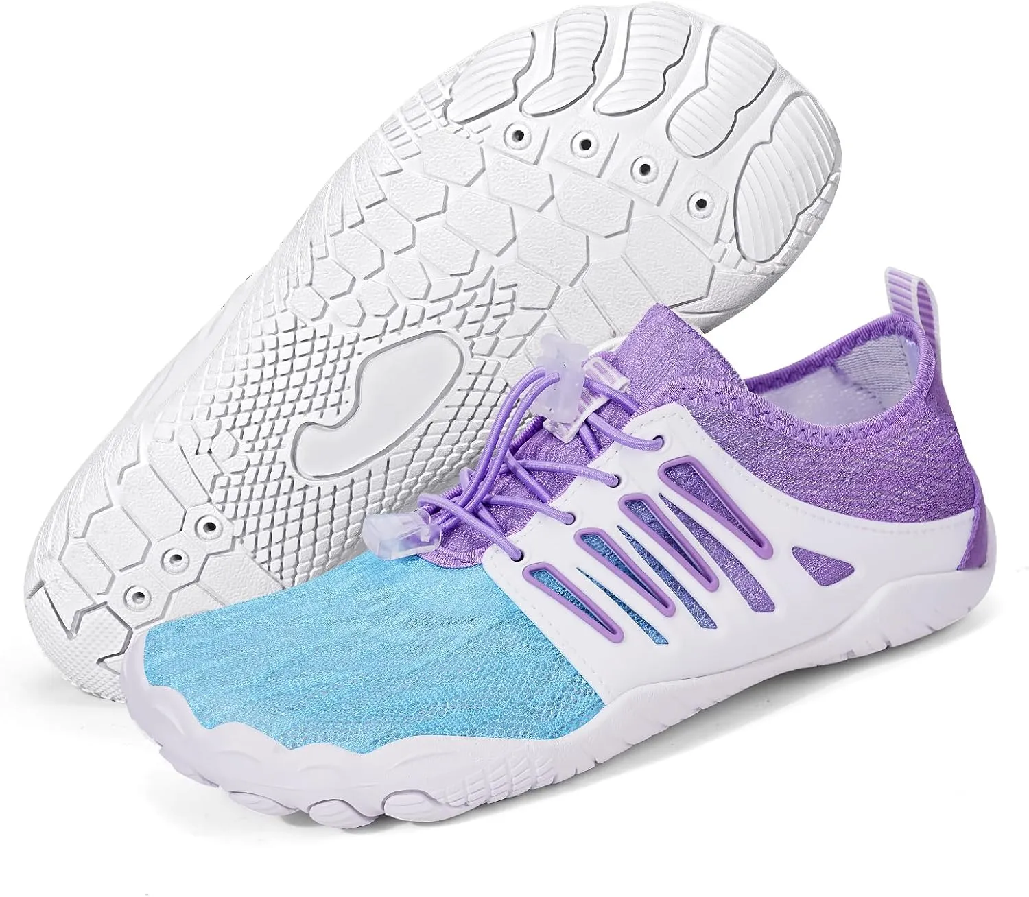 Hike Barefoot Water Shoes for Women Men Hike Lightweight Footwear Quick-Dry Swim Barefoot Shoes Breathable Non-Slip Wide Toe Box for Aqua Fishing River Pool Lake Hiking Kayaking Surfing