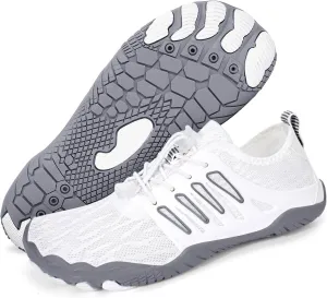 Hike Barefoot Water Shoes for Women Men Hike Lightweight Footwear Quick-Dry Swim Barefoot Shoes Breathable Non-Slip Wide Toe Box for Aqua Fishing River Pool Lake Hiking Kayaking Surfing