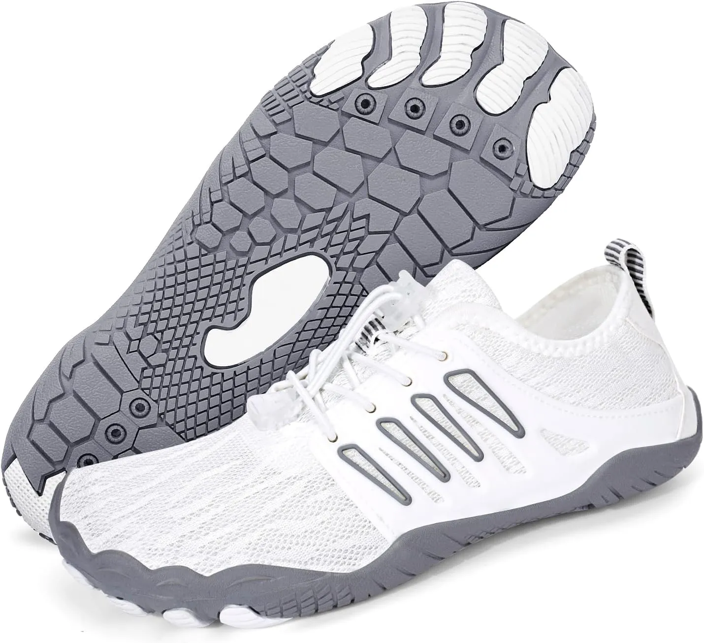 Hike Barefoot Water Shoes for Women Men Hike Lightweight Footwear Quick-Dry Swim Barefoot Shoes Breathable Non-Slip Wide Toe Box for Aqua Fishing River Pool Lake Hiking Kayaking Surfing