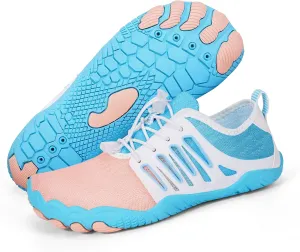 Hike Barefoot Water Shoes for Women Men Hike Lightweight Footwear Quick-Dry Swim Barefoot Shoes Breathable Non-Slip Wide Toe Box for Aqua Fishing River Pool Lake Hiking Kayaking Surfing