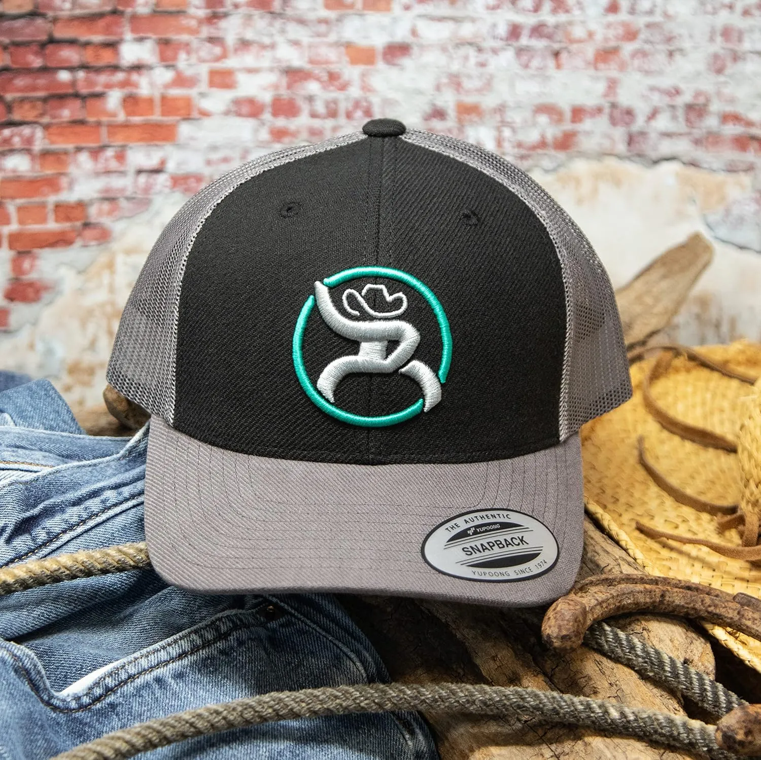 HOOEY Men’s Strap Roughy Adjustable Snapback Hat