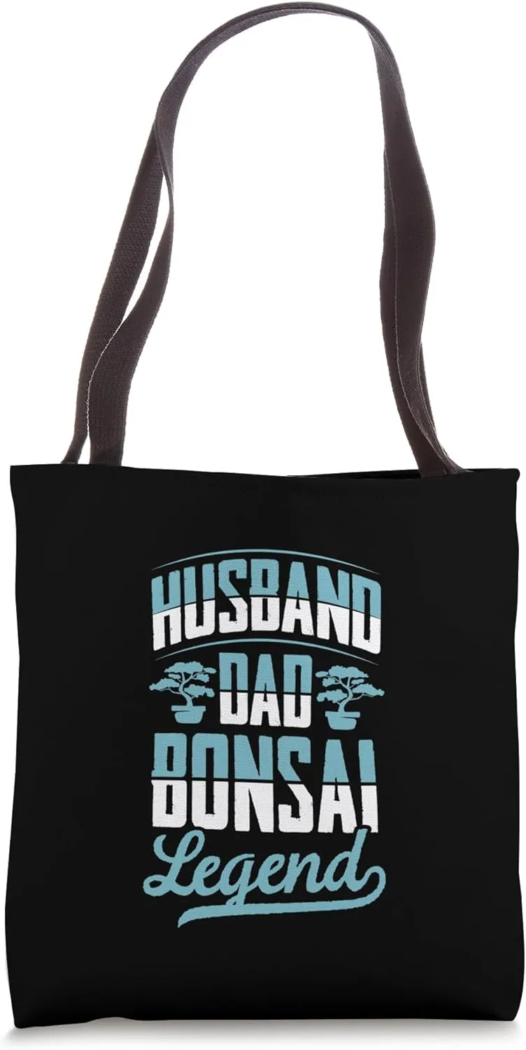 Husband Dad Bonsai Legend Fathers Day Bonsai Gardener Tote Bag