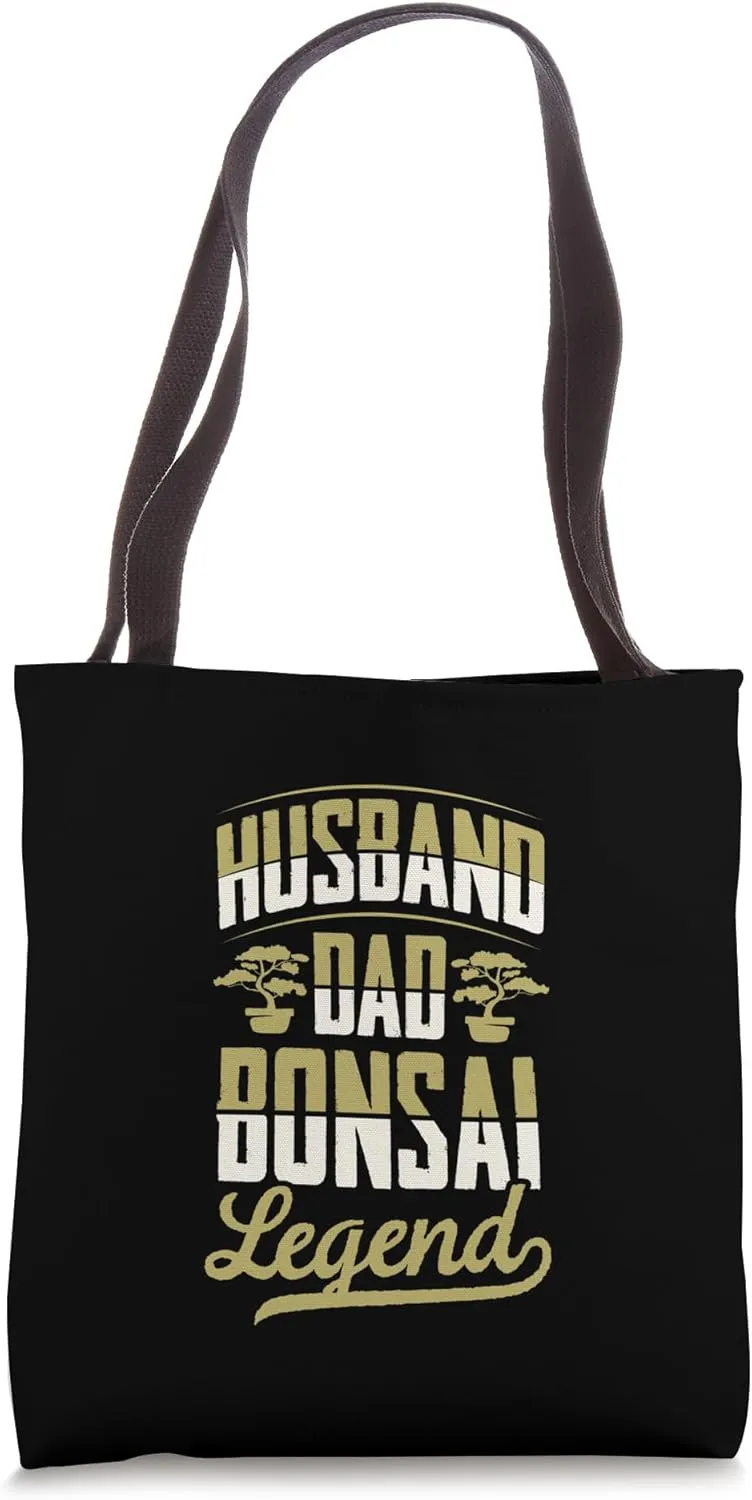 Husband Dad Bonsai Legend Fathers Day Bonsai Gardener Tote Bag