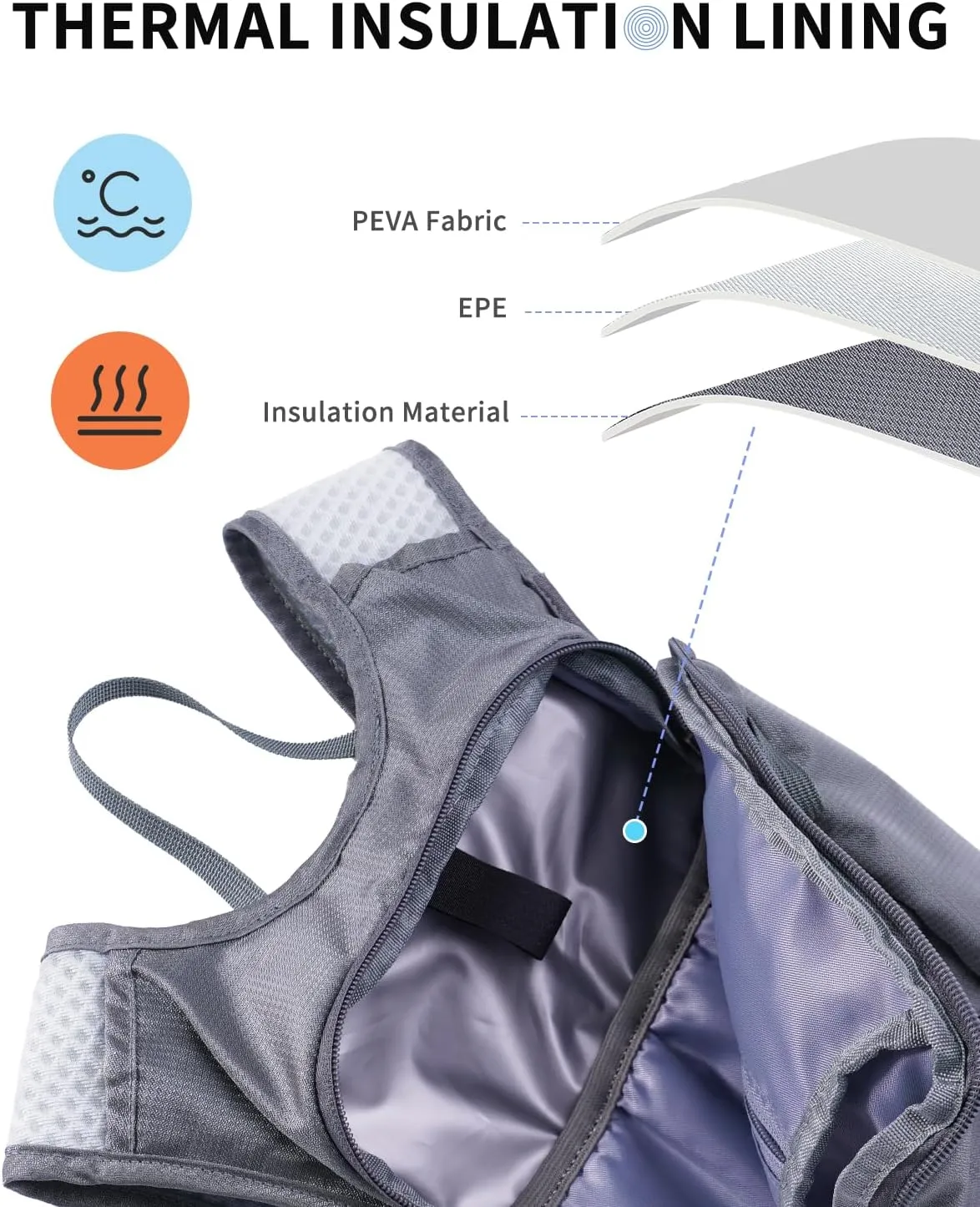 Hydration Backpack with 2L Water Bladder, Hiking Water Backpack for Women Men, Lightweight Cycling Daypack with Phone Pocket & Helmet Net Bag, Hydration Pack for Biking, Running, Skiing