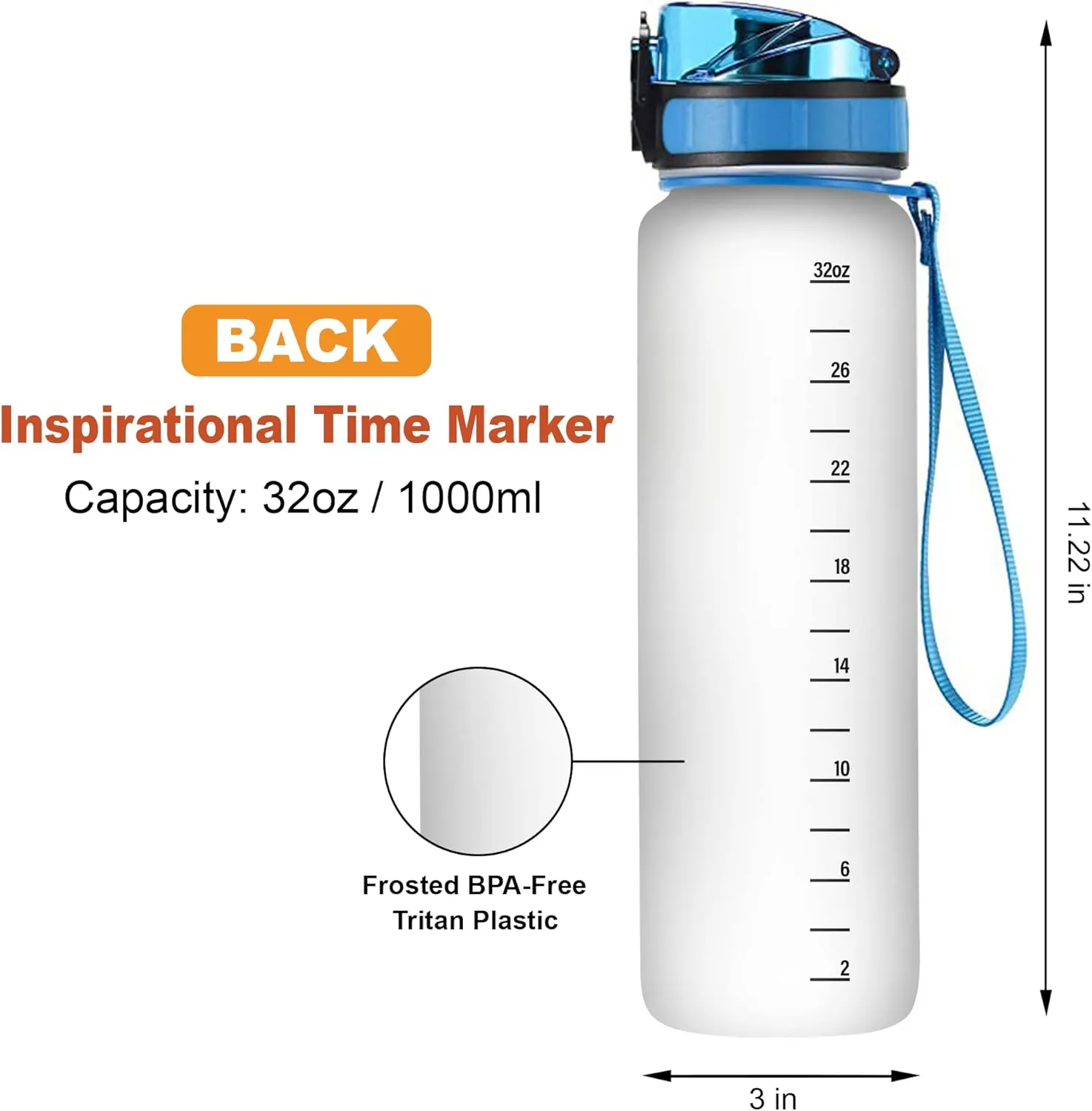 Hyturtle Personalized A Queen Was Born In November Butterfly 32Oz Liter Motivational Water Bottle, Customized Name Africa American With Time Marker, Gifts For Black Women On Birthday Mother's Day
