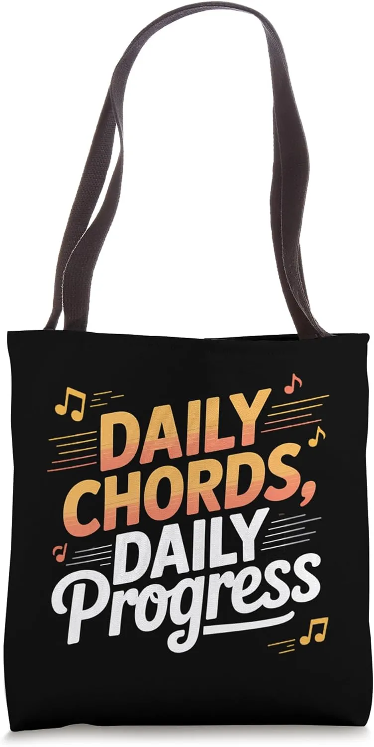 Inspire Progress with Daily Chords Tote Bag
