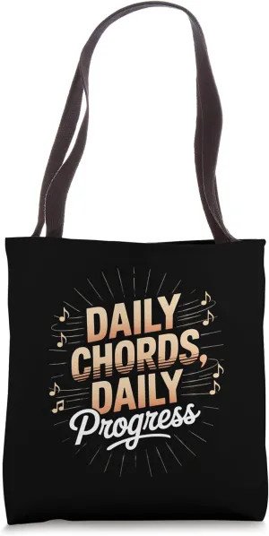 Inspire Progress with Daily Chords Tote Bag