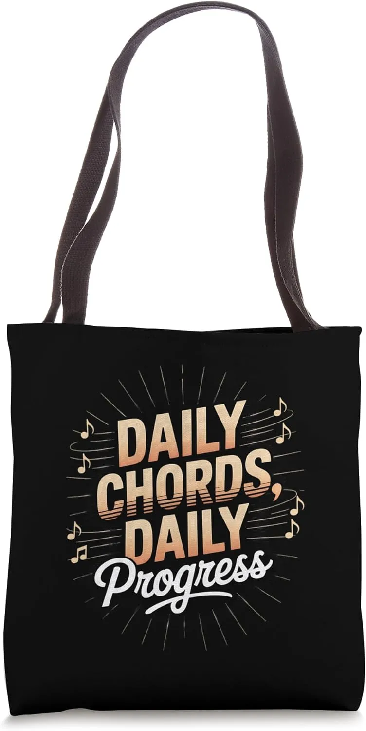 Inspire Progress with Daily Chords Tote Bag