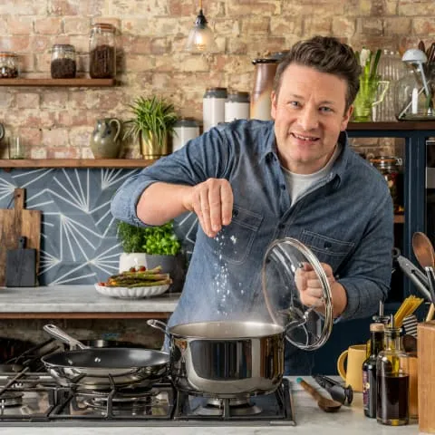 Jamie Oliver 5 Piece Essentials Cookware Set E314S574