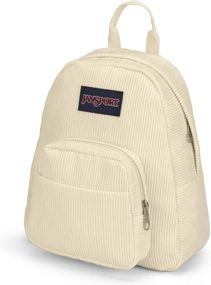 JanSport Half Pint FX Mini Backpack - Ideal Day Bag for Travel & Sightseeing - Coconut Corduroy