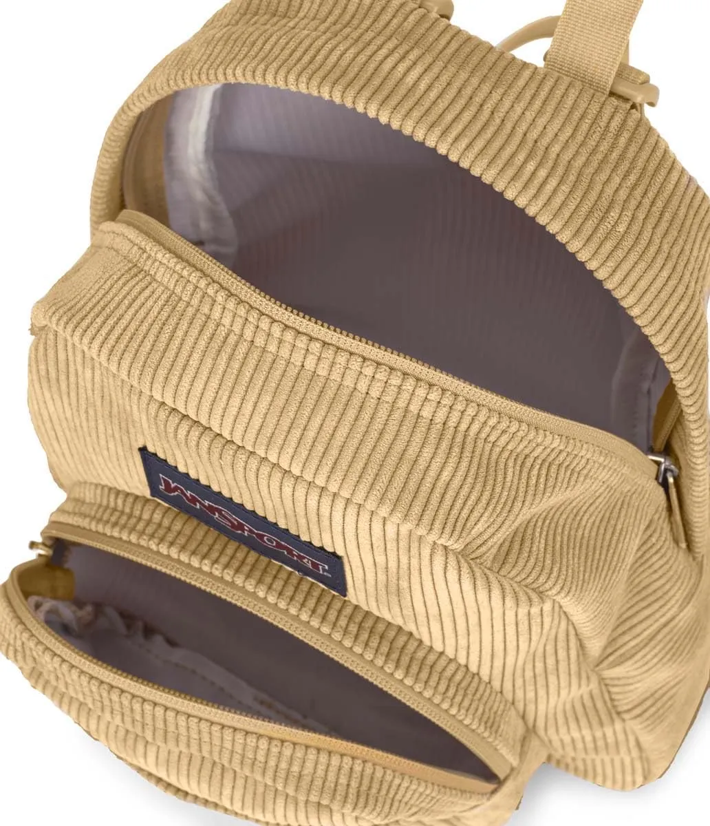 JanSport Half Pint FX Mini Backpack - Ideal Day Bag for Travel & Sightseeing, Curry Corduroy