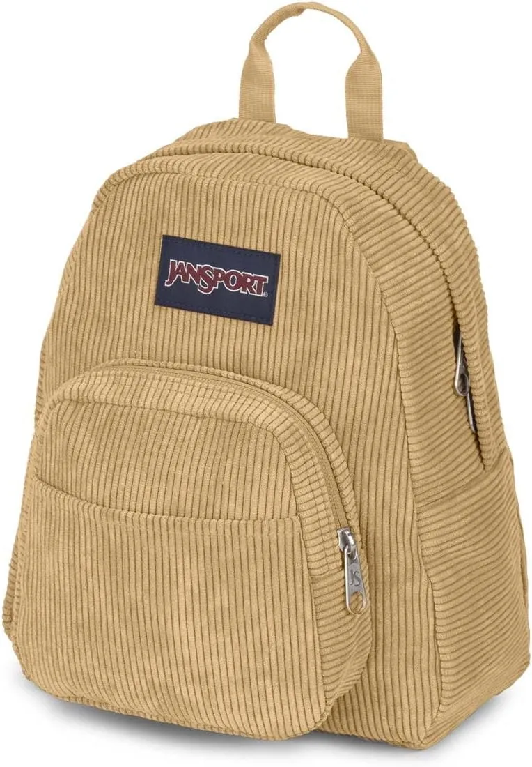 JanSport Half Pint FX Mini Backpack - Ideal Day Bag for Travel & Sightseeing, Curry Corduroy