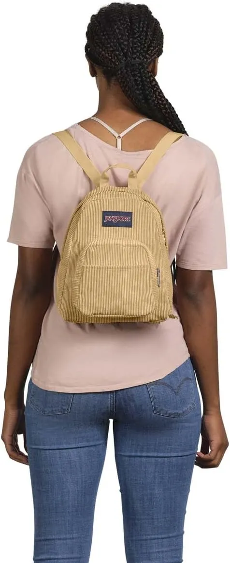 JanSport Half Pint FX Mini Backpack - Ideal Day Bag for Travel & Sightseeing, Curry Corduroy