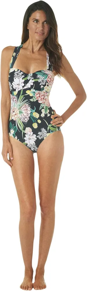 Jantzen womens Isn't It Romanitc Twist Front Wide Strap One-piece