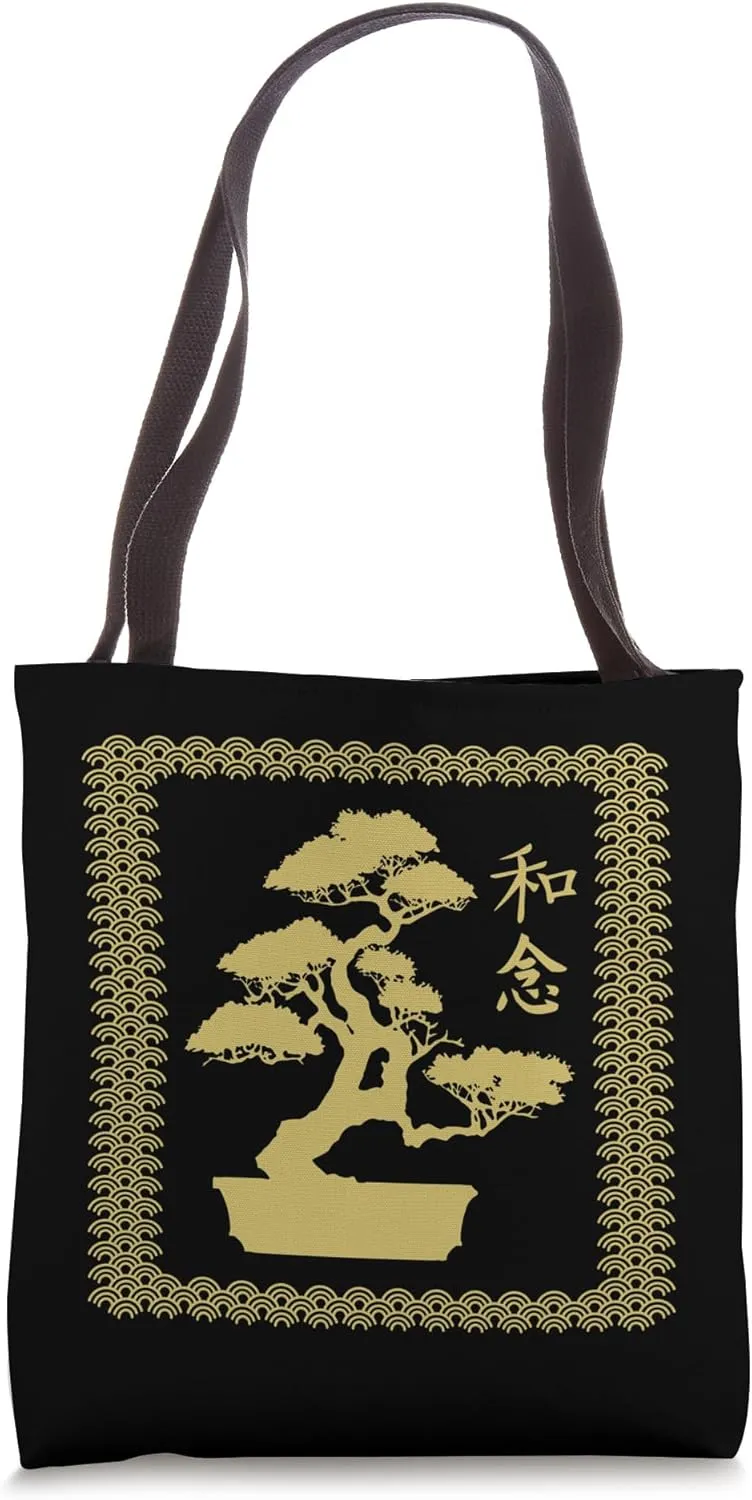 Japanese Style Bonsai Gardener Traditional Bonsai Tree Tote Bag