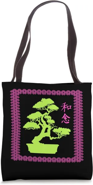 Japanese Style Bonsai Gardener Traditional Bonsai Tree Tote Bag