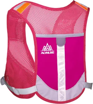 JEELAD Running Hydration Vest Trail Running Backpack BPA-Free Leak-Proof Running Water Bottles for Marathon Biking Hiking Cycling Outdoor