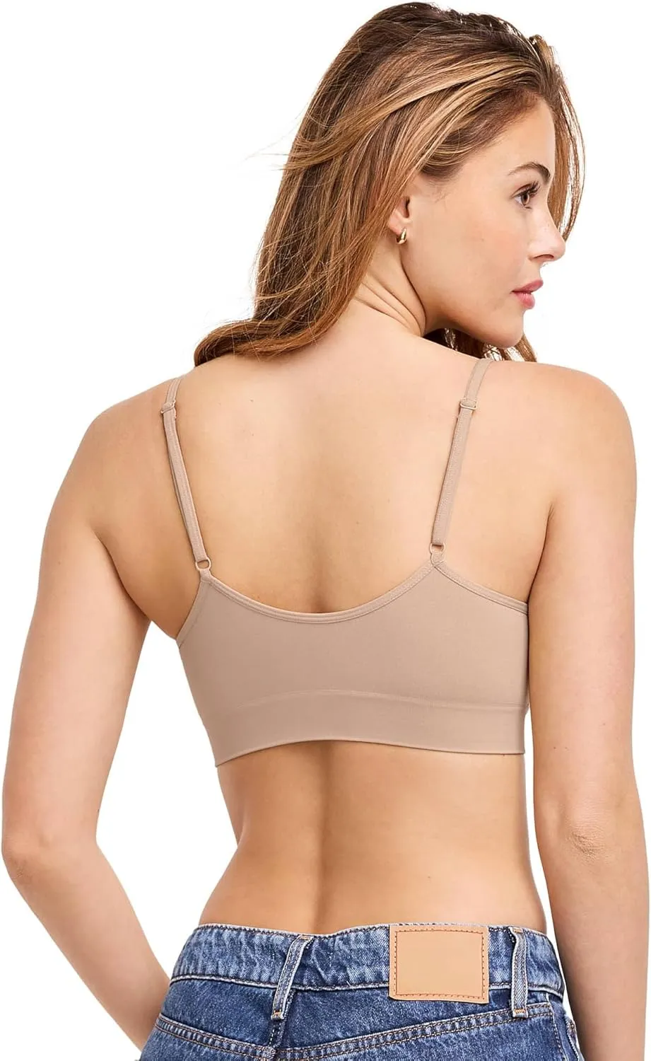 Jockey Women's Bra Seamfree Stretch Cami Strap Bralette