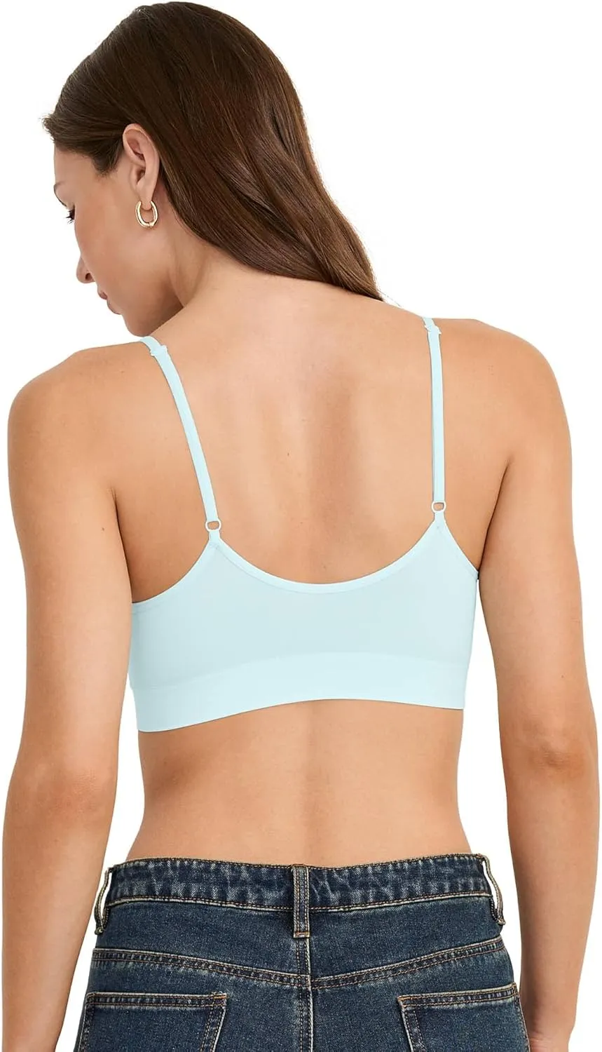 Jockey Women's Bra Seamfree Stretch Cami Strap Bralette