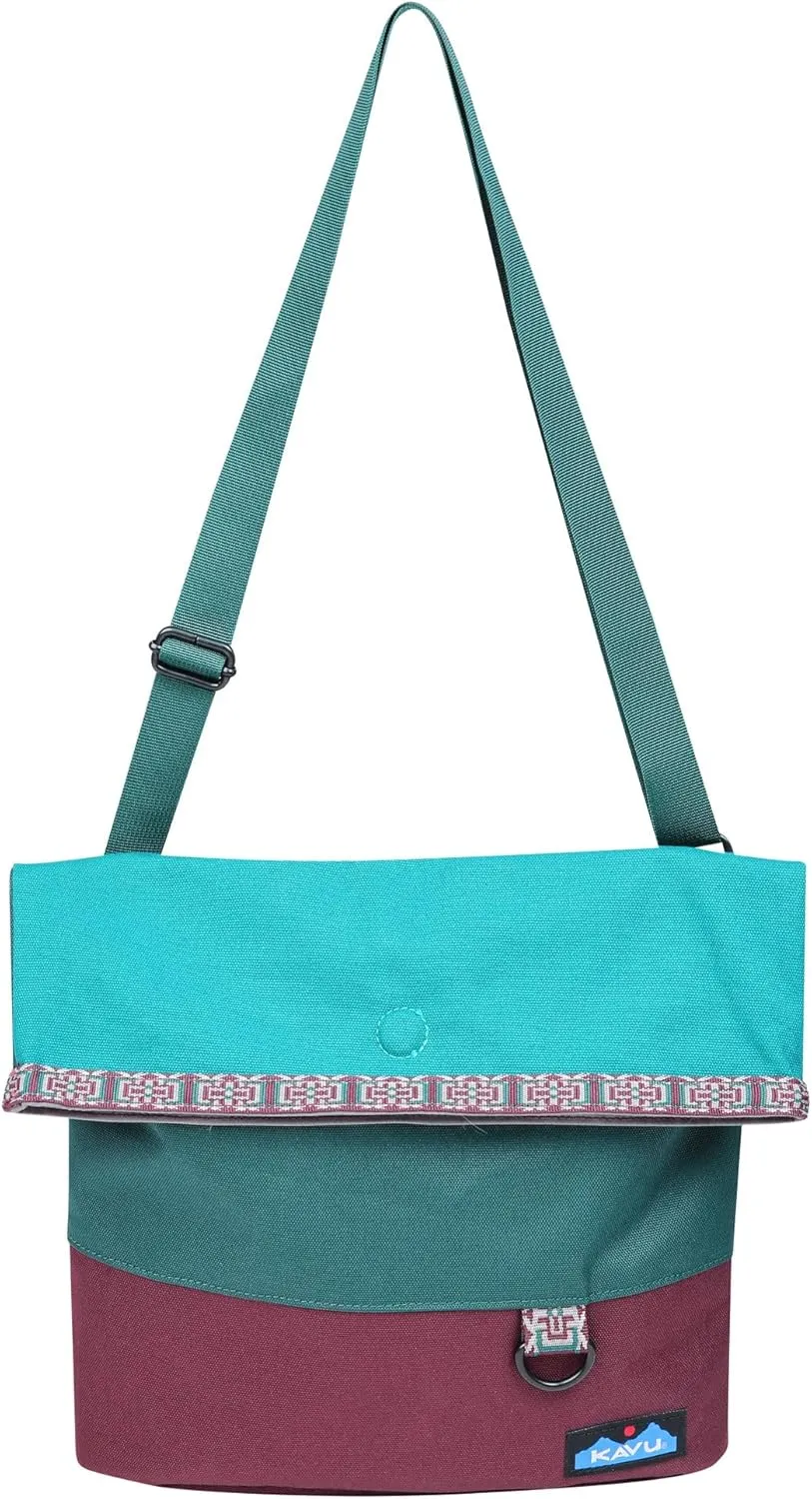 KAVU Kopachuck Cross Body Tote Bag Adjustable Strap Fold Over Top
