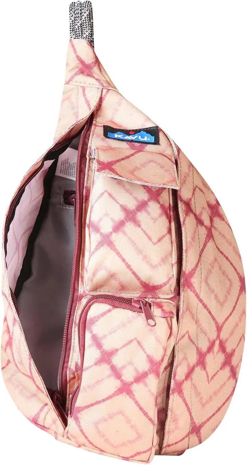 KAVU Mini Rope Sling Pack with Adjustable Rope Shoulder Strap