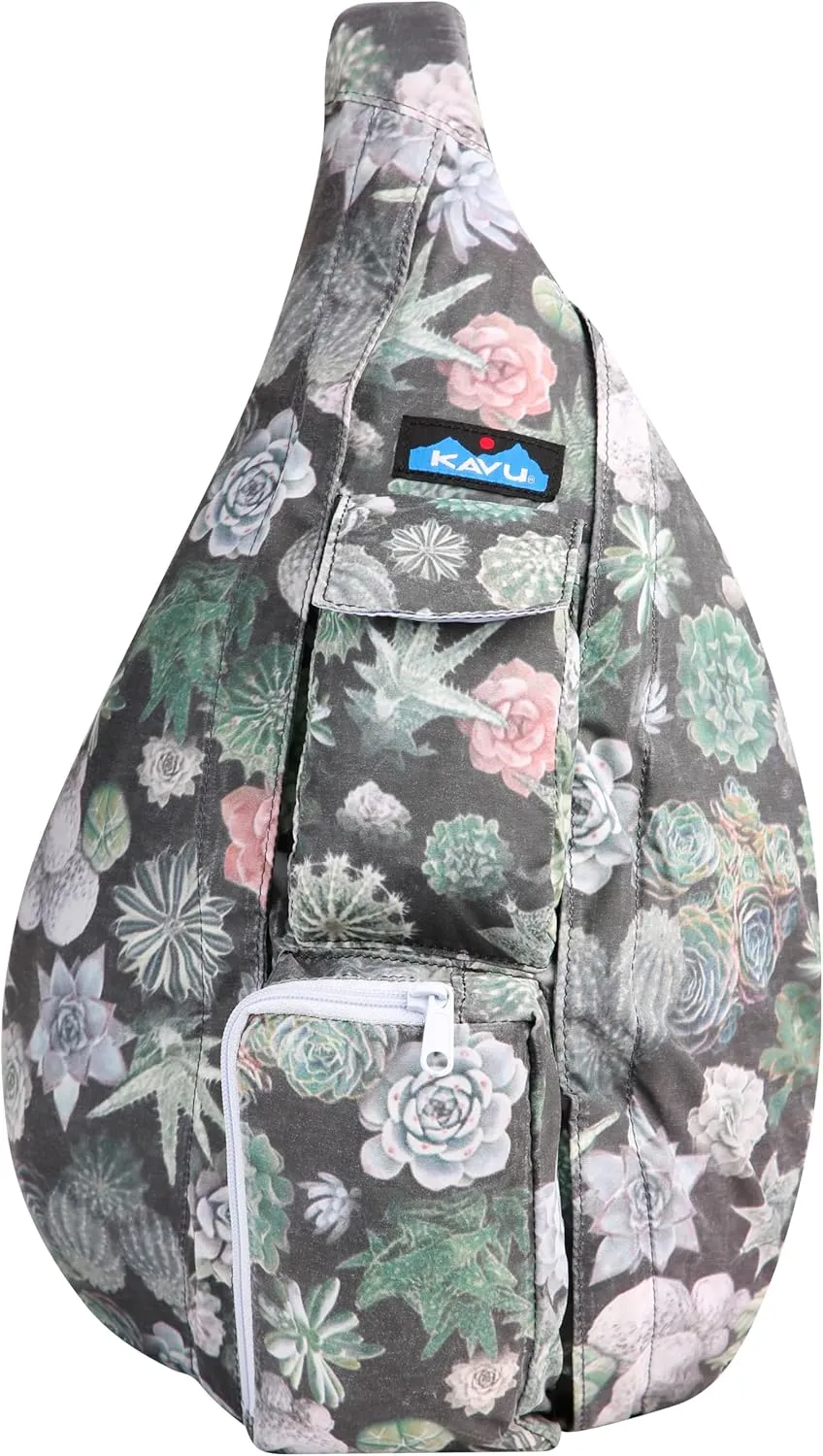 KAVU Original Rope Sack Sling Crossbody Backpack - Greenhouse