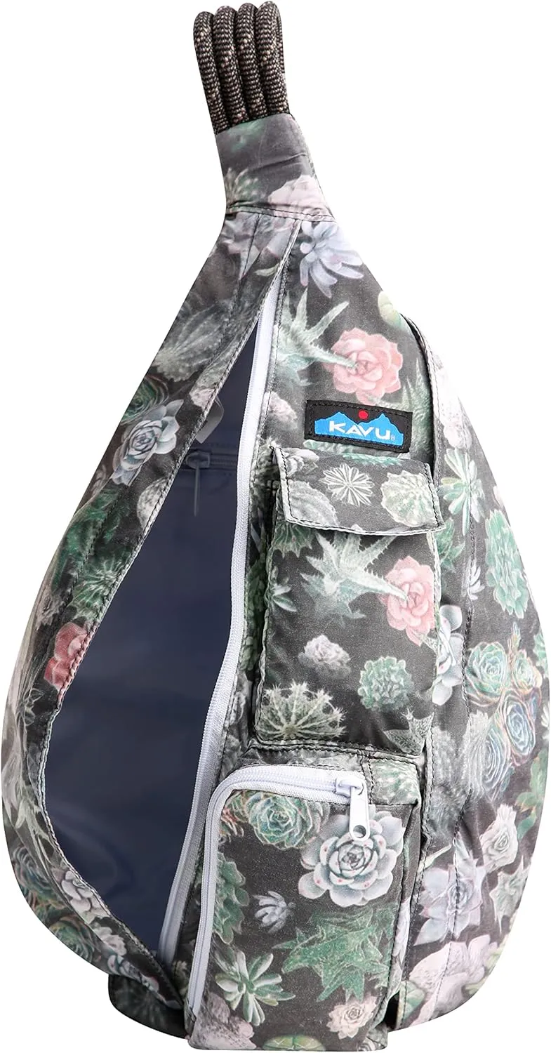 KAVU Original Rope Sack Sling Crossbody Backpack - Greenhouse