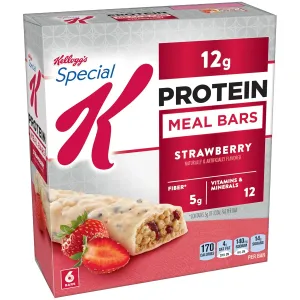 Kellogg's Special K Protein Meal Bars, Strawberry, 6 Count Box (Pack of 3)