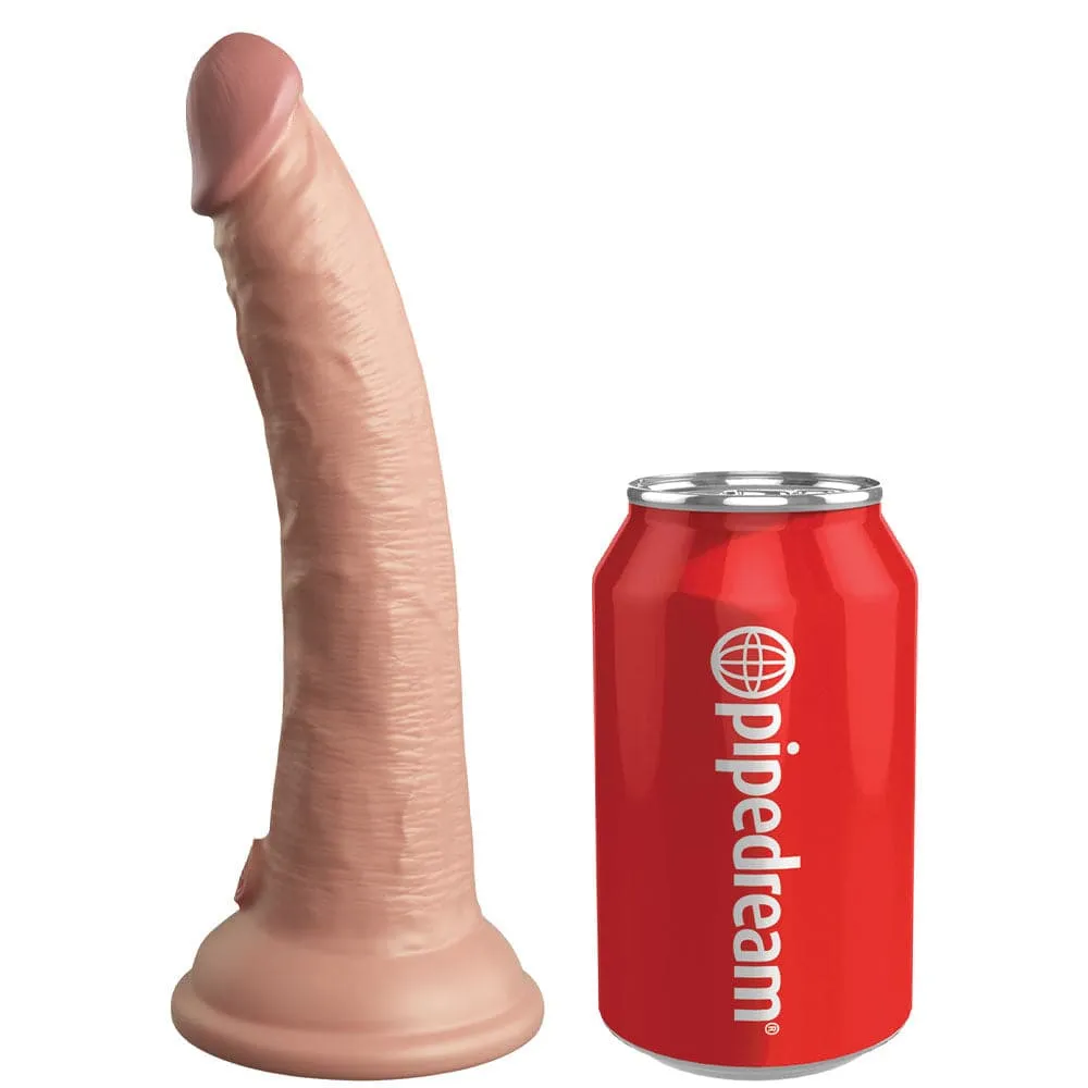 King Cock Elite Ultimate Vibrating Silicone Body Dock Kit - Vanilla
