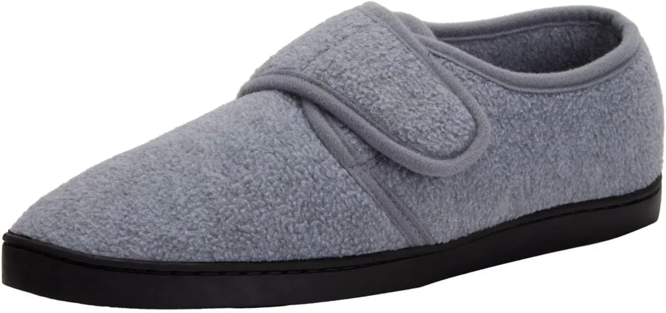 KingSize Men's Adjustable Fleece Slippers