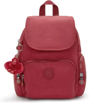 Kipling City Zip Mini Backpack Funky Red