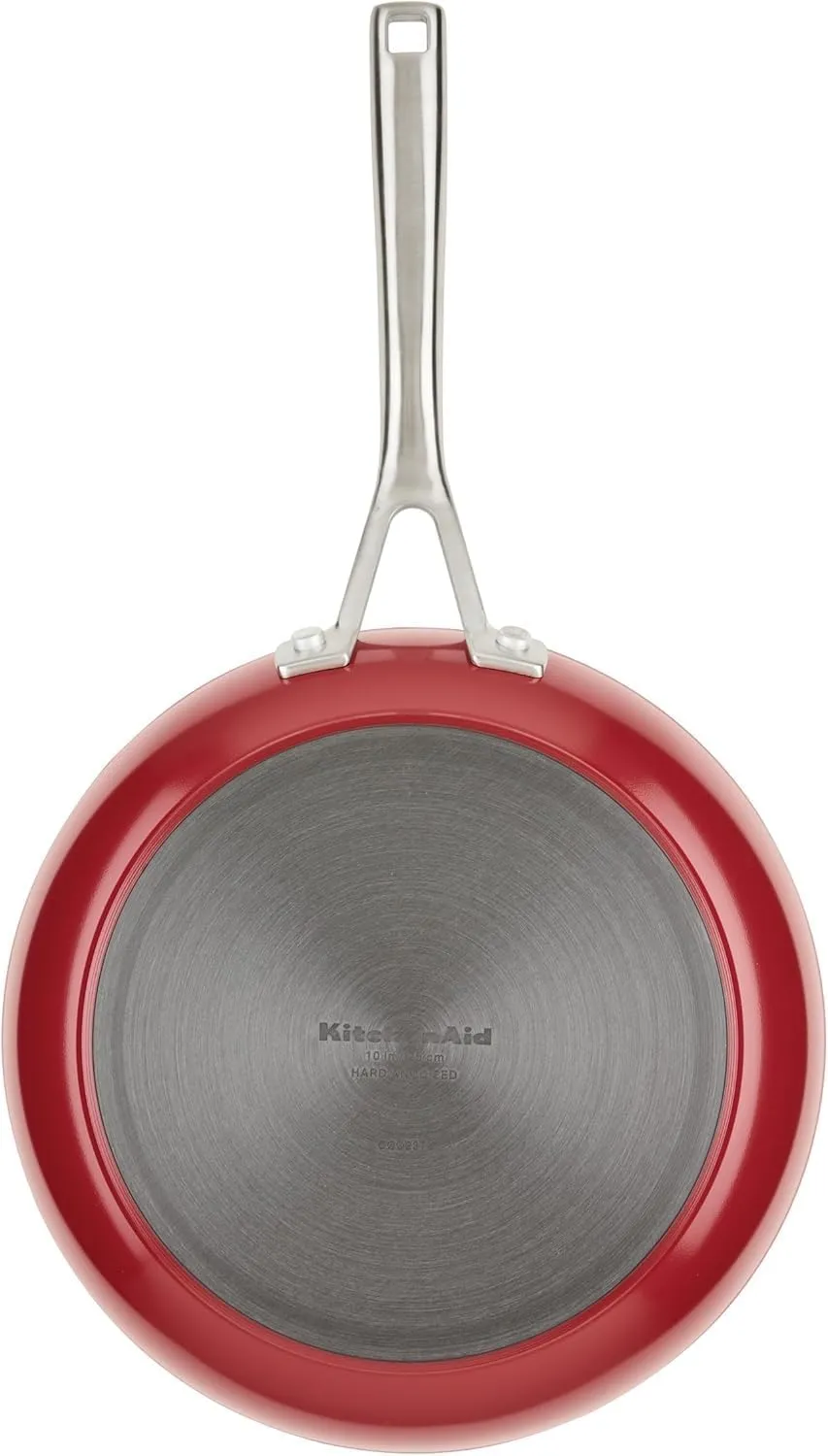 KitchenAid Hard Anodized Ceramic 9-Piece Nonstick Cookware Set – Includes Fry Pans, Saucepan, Stockpot, Durable, Even Heating, Oven Safe to 500°F, Empire Red