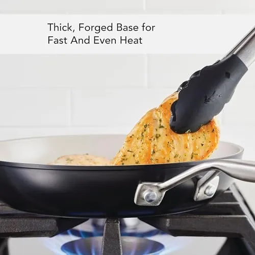 KitchenAid Hard Anodized Ceramic Nonstick Frying Pan/Skillet, 10 Inch - Matte Black
